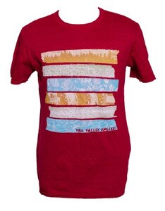 VVA Logo Vintage Sheer TShirt Men's in Ant Cherry Red